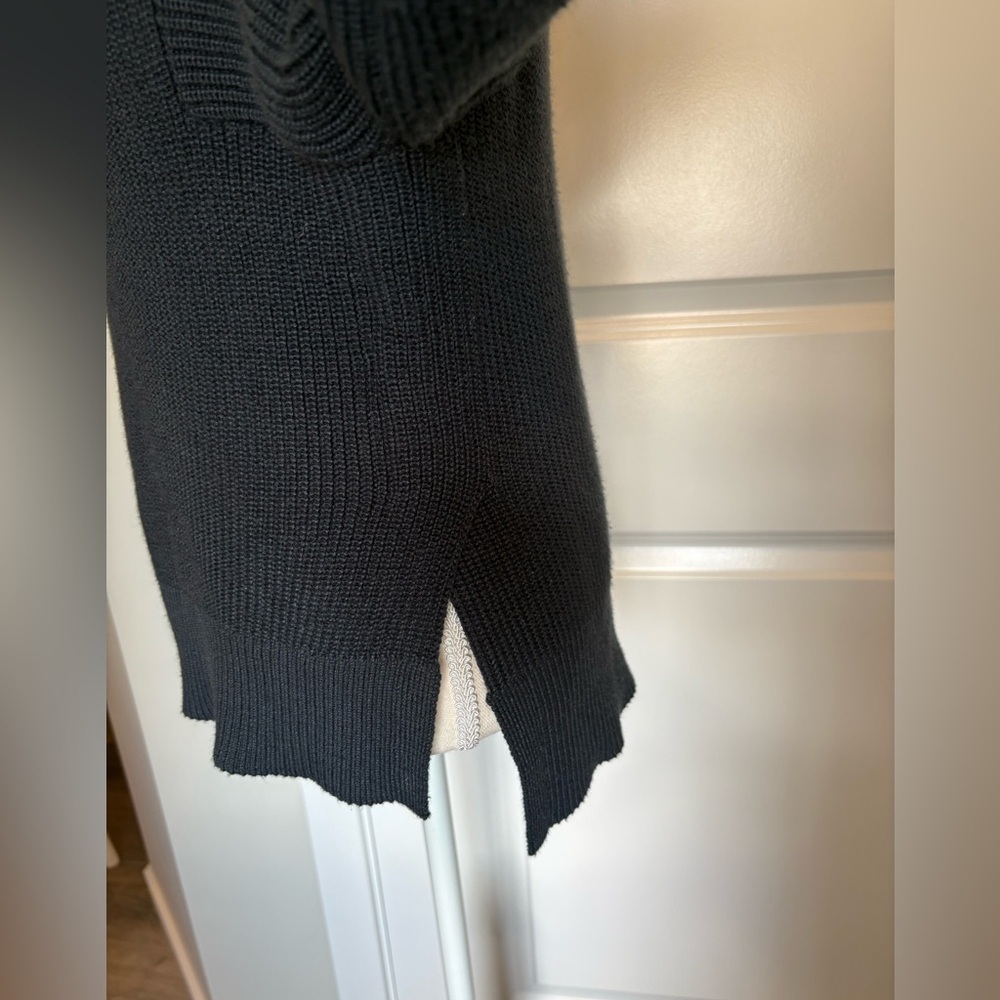Gentle Fawn Ribbed Knit Turtleneck Sweater Relaxed Fit Deep Navy High size Small - Picture 6 of 11